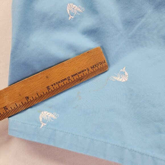 Lilly Pulitzer Shorts Palm Beach Size 10 Embroidered Crawfish Shrimp Pockets 5" - Picture 3 of 13